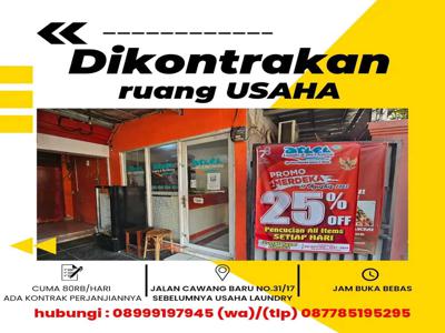 Di Sewakan RUANG KERJA / tempat untuk USAHA di jl cawang baru jaktim