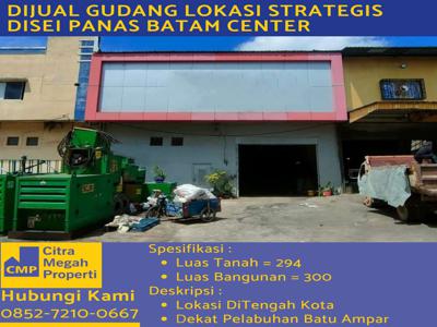 DiJual Gudang Lokasi Strategis DiSei Panas Batam Center