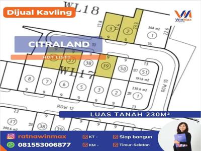 Dijual Kavling Siap Bangun Woodland Citraland