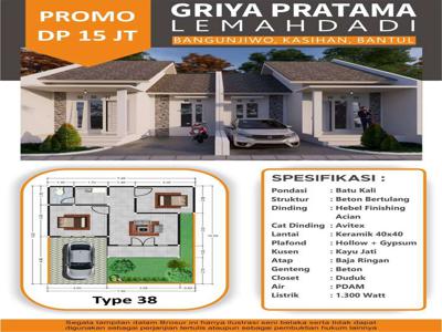 Dijual rumah murah dekat kampus UMY