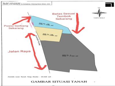 Dijual Tanah/Lahan Permeter Startegis Pinggir kawasan bagus di MM2100