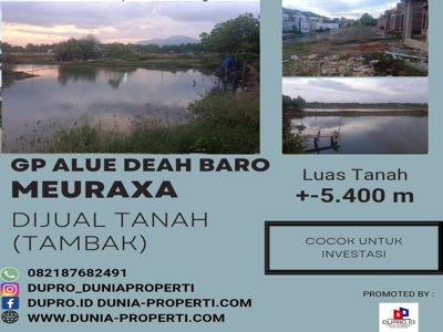Dijual Tanah Luas 5.400m Di Alue Deah Baroe, Meuraxa Banda Aceh