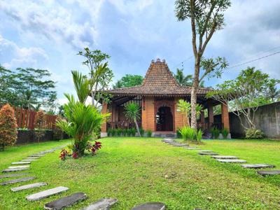 Jual Villa Jogja Area Wisata Kaliurang Merapi, Asri Tepi Aspal