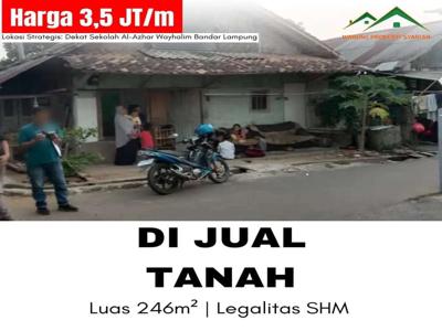 Lokasi Strategis Dekat Sekolah SMA Al AZHAR Way Halim Bandar Lampung