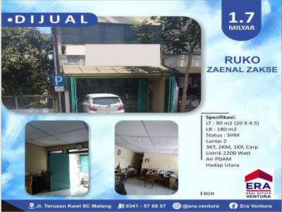 RUKO DI AREA PASAR KEBALEN BISA UNTUK USAHA SEKALIGUS TEMPAT TINGGAL