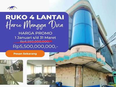 Ruko dijual Harco Mangga Dua Jakarta Pusat