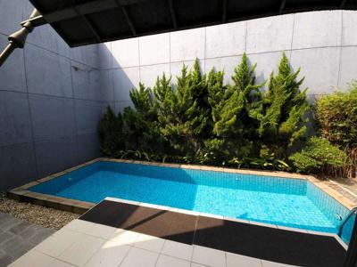 Rumah Fully Furnished, Ada Swim Pool di De Maja, De Park, BSD City