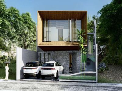 Sewa Villa Furnish Baru 2 Lt View Taman Asri Dekat Kampus Udayana Bali