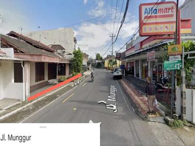 Tanah bonus Rumah Jl. Munggur dkt Jl. Urip Sumoharjo & Malioboro Jogja