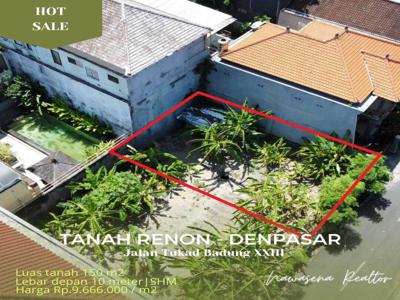 Tanah Denpasar Renon Luasan Kecil