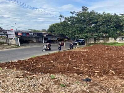 Tanah Jalan Raya Abdul Gani Cilodong Depok Dekat Pasar Pucung Depok