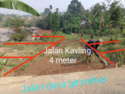Tanah kavling hanya 8 unit pinggir jl desa girimekar cijambe Bandung