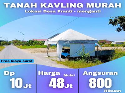 Tanah kavling Menganti murah.pranti