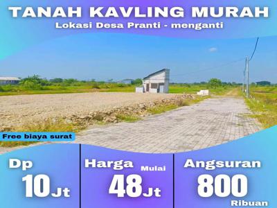 Tanah kavling murah 0 jalan poros kabupaten.pranti indah village