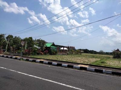Tanah Komersil strategis Raya Tanah Lot Tabanan Bali