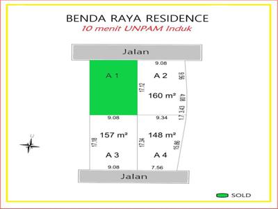 Tanah Strategis Pamulang, Dekat Alun - alun Pamulang; Terima SHM