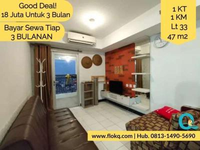 The Wave 1KT | Sewa Apartemen di Setiabudi Jakarta Selatan