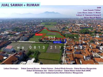 Turun Harga Jual Cepat
DijuaTanah Lokasi Strategis Bandung
LT 7525m²