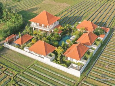 8 BEDROOM VILLA FOR SALE WITH RICEFIELD VIEW IN UBUD - RF2457-SL