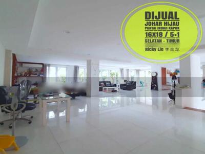 Dijual Rumah Hoek View Danau (16x18) Johar Hijau - Pantai Indah Kapuk