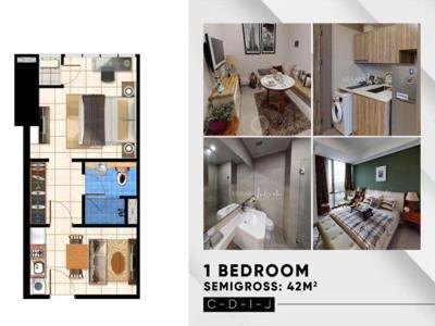 Jual apartemen Menara Jakarta Kemayoran tower azure 1 bedroom 42 meter