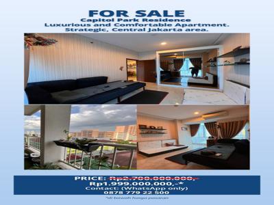 Jual Cepat Apartemen 2 Kamar Capitol Park Residence