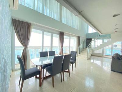 Jual penthouse springhill kemayoran 2 lantai furnish