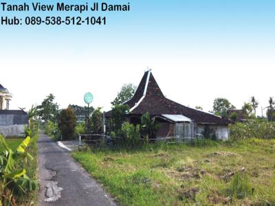 Kavling Jl Damai Sleman, View Sawah dan Merapi