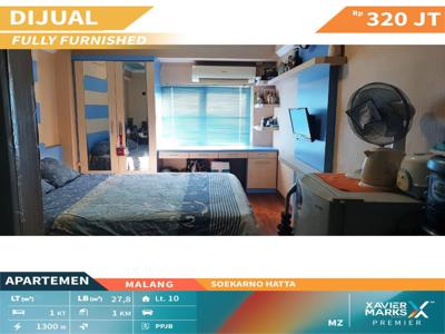 Lu757 Dijual Apartemen Begawan Furnish di Tlogomas Malang