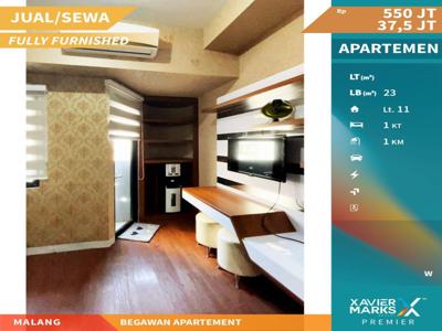 Lu788 Dijual Apartemen Begawan Furnish Lt 11 di Tlogomas Malang