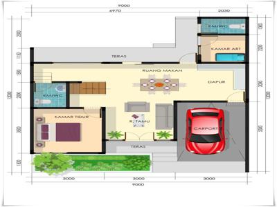 Pilih Desain Rumah Mewah Suka2 Sleman Jogja Barat Kolombo Yogyakarta