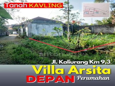 TANAH KAVLING Jogja depan perum Villa Arsita Jl kaliurang Km 9,3 SHM