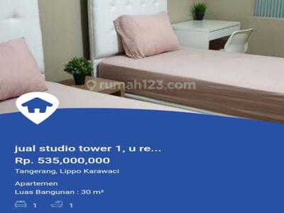 tower 1, u residence karawaci Tangerang, lippo, uph