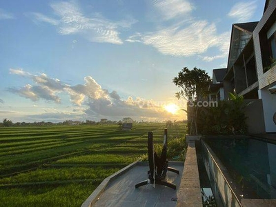 Bl 023 For Rent Modern Villa View Sawah Dekat Pantai di Cemagi Avail On April 2024