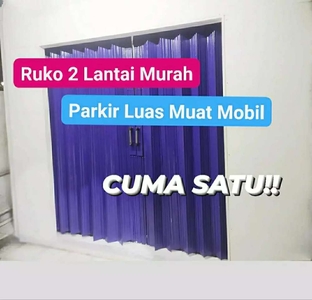 [CUMA SATU] RUKO 2 LANTAI TERMURAH PER 6 BULAN PARKIR LUAS MUAT MOBIL