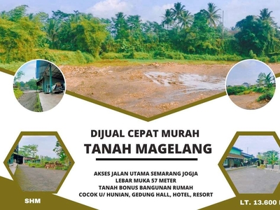 Dijual Cepat Kilat Termurah Tanah Kavling Magelang Jawa Tengah