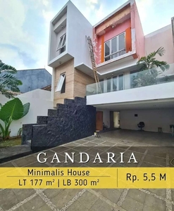 Dijual rumah baru full renovasi at Gandaria Jakarta Selatan