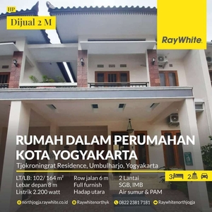 Dijual Rumah dalam Perumahan di Kota Yogjakarta Tjokoningrat Residence