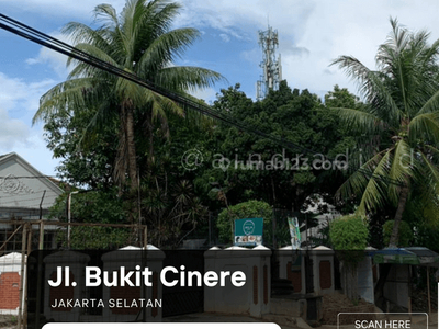 Dijual Tanah di Cinere, Jakarta Selatan, Cocok Untuk Komersial