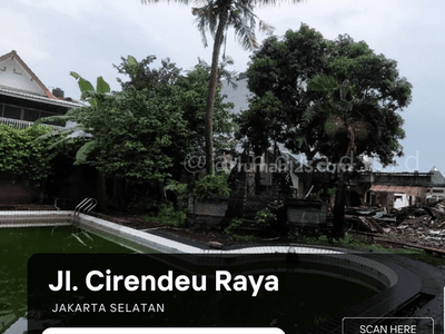 Dijual Tanah Kosong di Cirendeu Jakarta Selatan, Lokasi Strategis