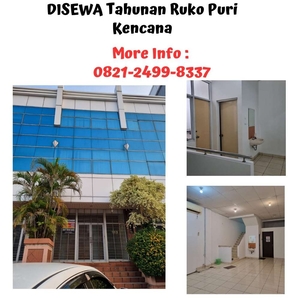 DISEWA Tahunan Ruko Puri Kencana