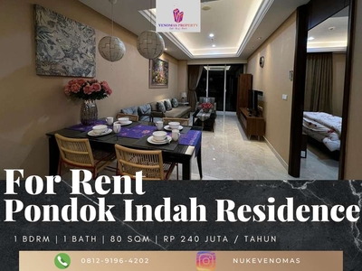 Disewakan Apartement Pondok Indah Residences 1 BR Furnished Bagus