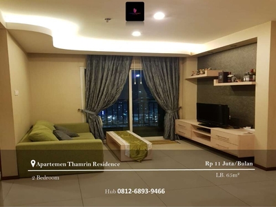Disewakan Apartement Thamrin Residence 2 BR Full Furnished Tower B