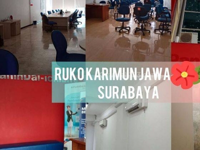 Disewakan Ruko Strategis Pusat Kota, Dekat Stasiun, Mall, Perkantoran Surabaya