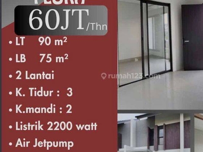 Disewakan Rumah 2 lantai di Summarecon cluster flora