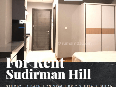 For Rent Sudirman Hill Residence Type Studio Full Furnished