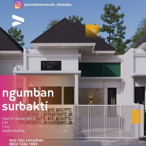 Hanya selangkah ke kantor bmkg. Rumah baru di ngumban surbakti