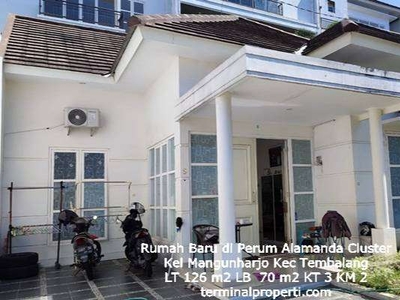 Jual Murah, Rumah Di Perum Alamanda Cluster Kel Mangunharjo Kec Te