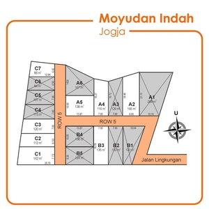 Jual Tanah SHM Moyudan Jogja, Dekat RS Charitas