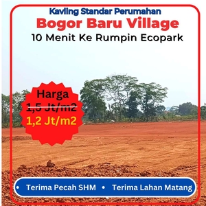 Kavling Bogor Hanya 1Jt-an Dekat Rumpin Ecopark, Terima Lahan Matang